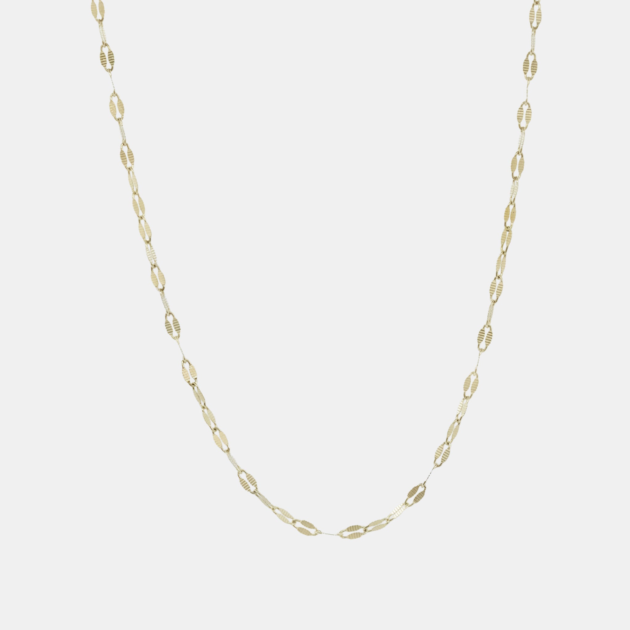Figaro 3X1 2.5mm (Solid Gold) Chain