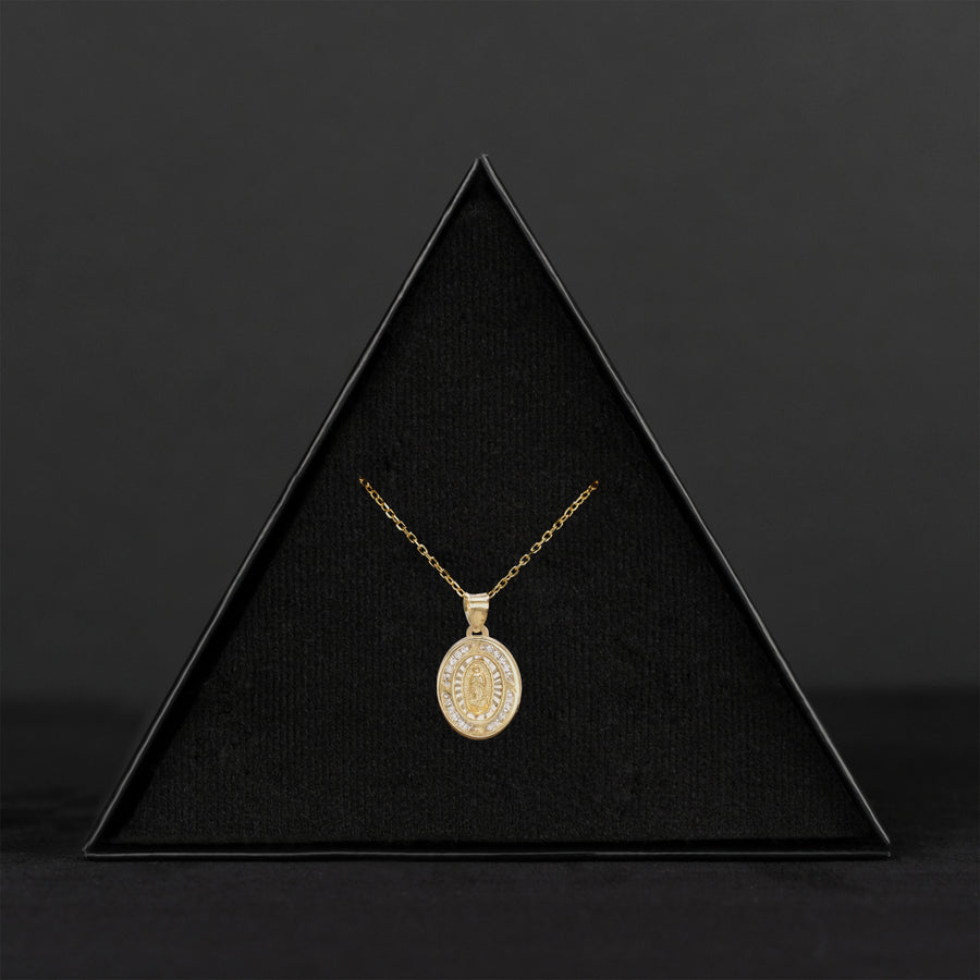 Mexican Virgin (Solid Gold) Necklace