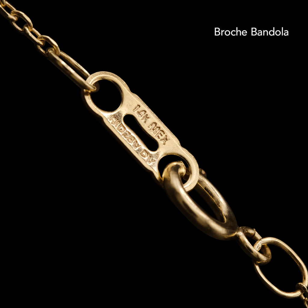 Mexican Virgin (Solid Gold) Necklace