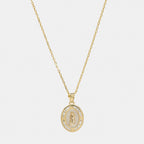 Mexican Virgin Solid Gold Necklace
