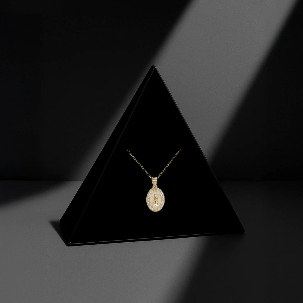 Mexican Virgin (Solid Gold) Necklace