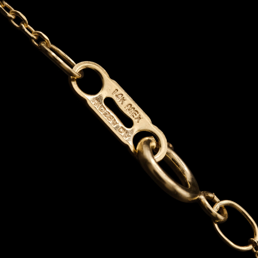 Mexican Virgin (Solid Gold) Necklace