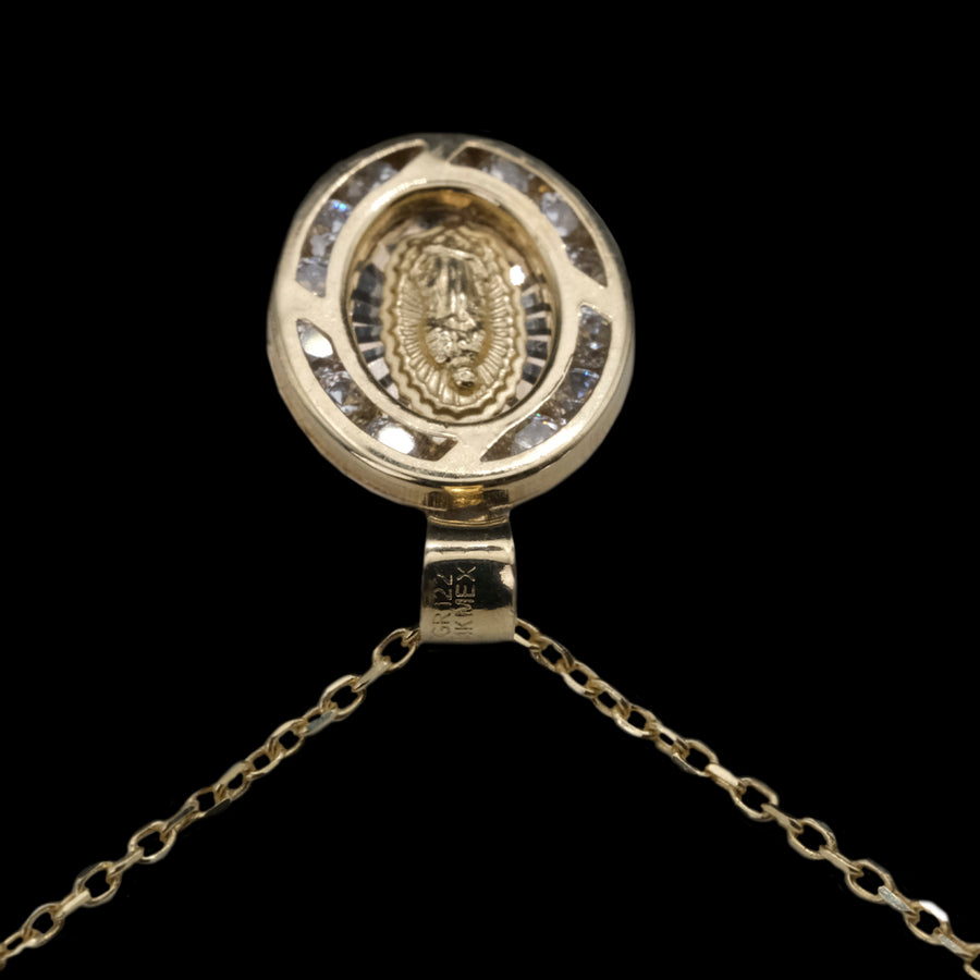Mexican Virgin (Solid Gold) Necklace