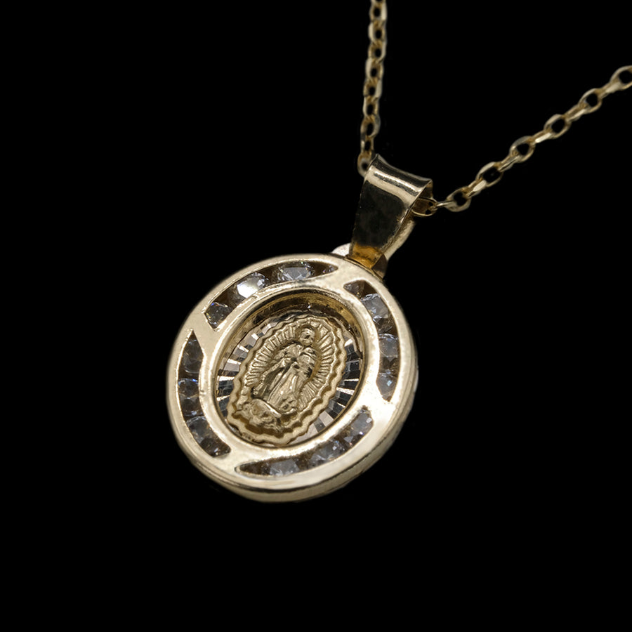 Mexican Virgin (Solid Gold) Necklace