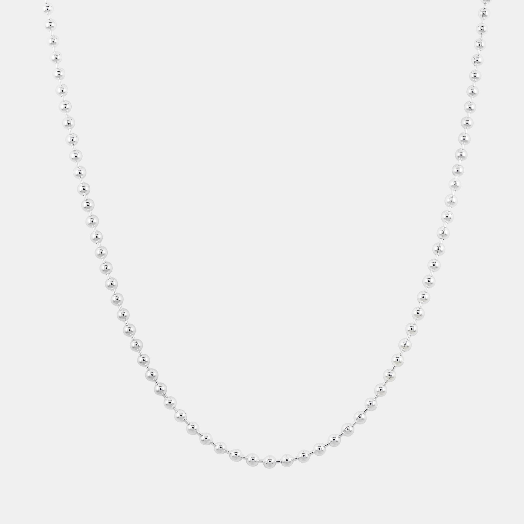 Bolitas 2.5mm (Plata) Cadena - Triangulum Workshop