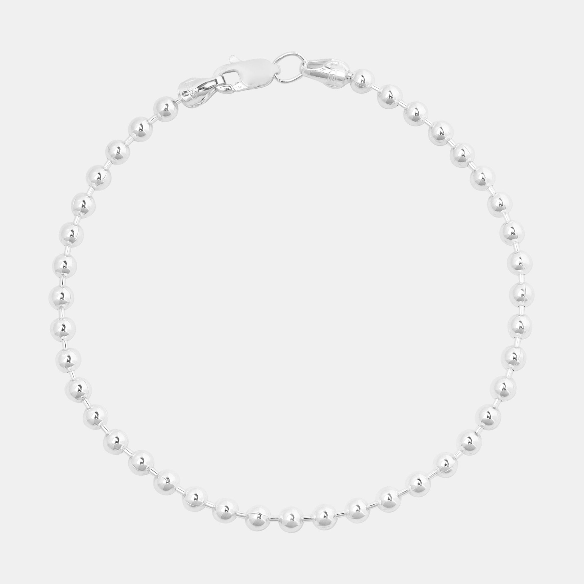 Bolitas 3mm (Plata) Pulsera - Triangulum Workshop