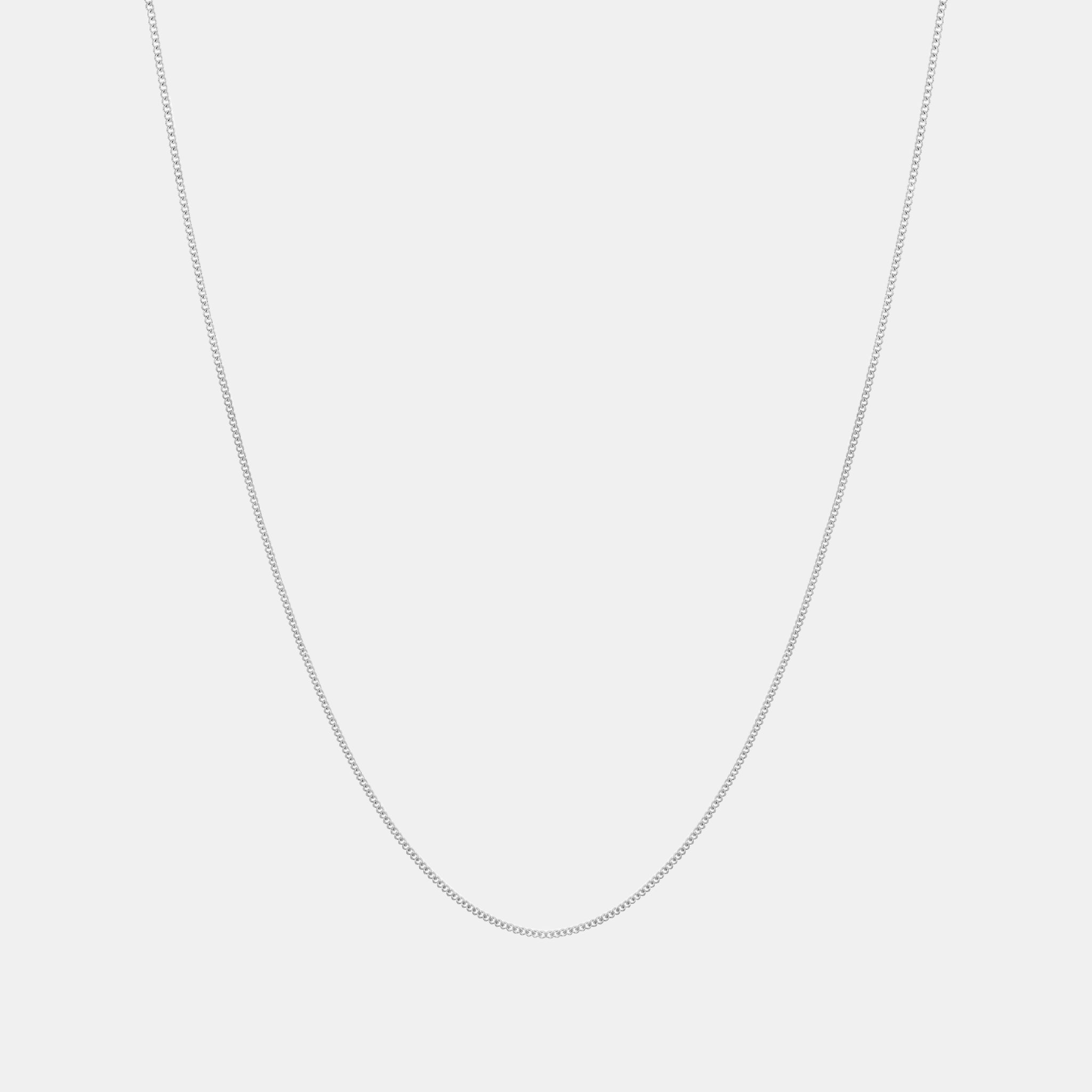 Cadena Cuban Link 1mm en Plata .925