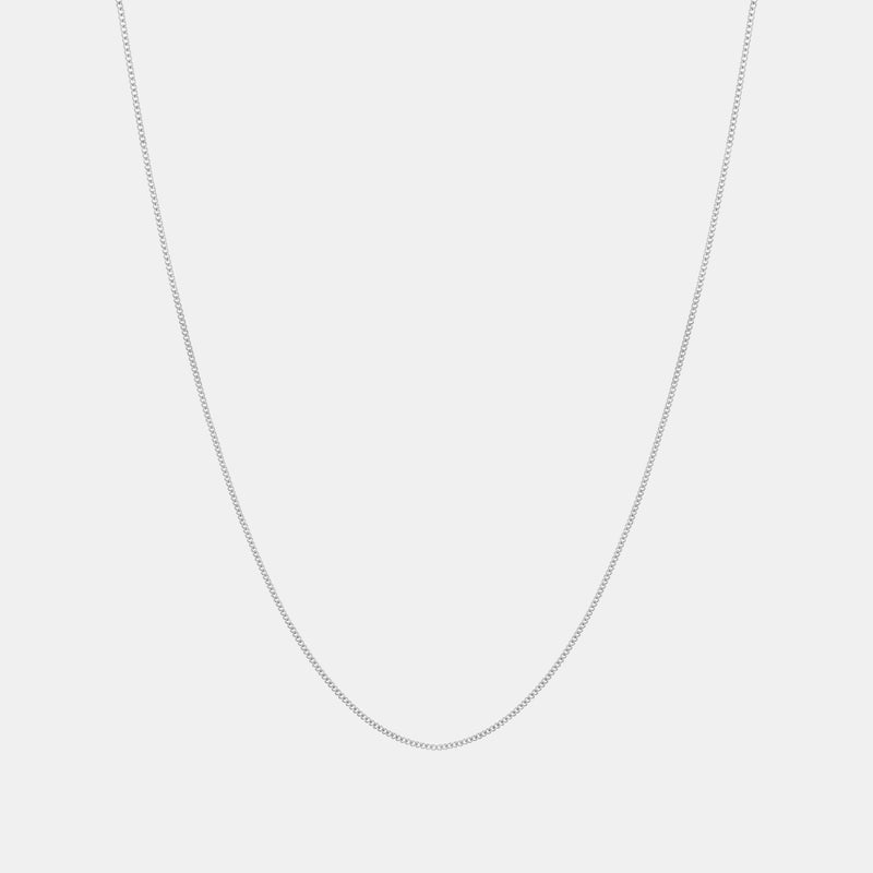 Cadena Cuban Link 1mm en Plata .925