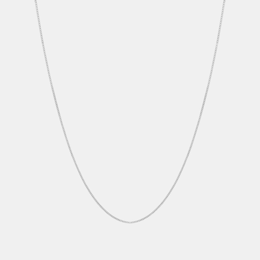 Cadena Cuban Link 1mm en Plata .925