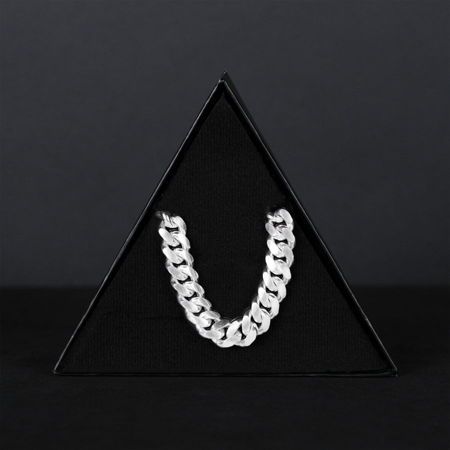 Cuban Link 10mm (Plata) Cadena - Triangulum Workshop