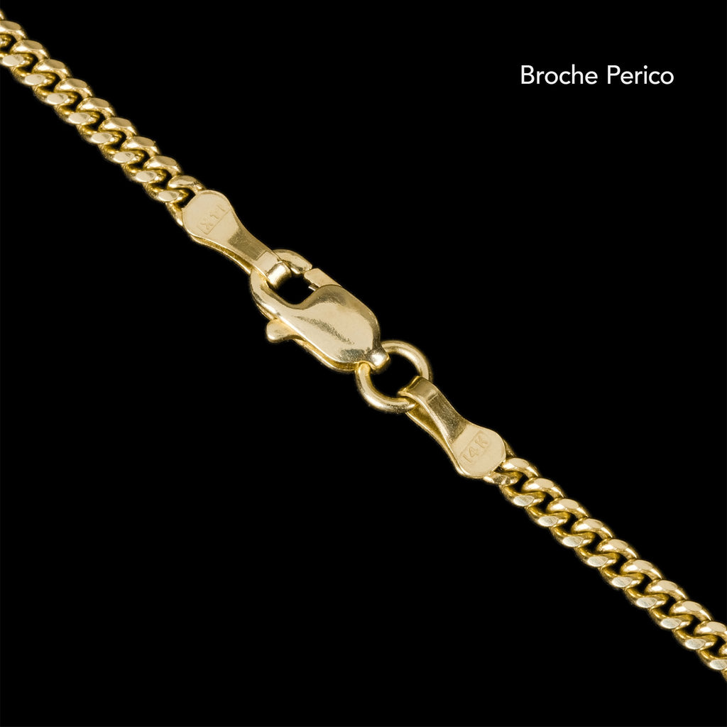 Cuban Link 2mm (Oro Sólido) Cadena - Triangulum Workshop