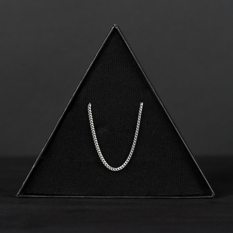 Cuban Link 2mm (Rodio) Cadena - Triangulum Workshop
