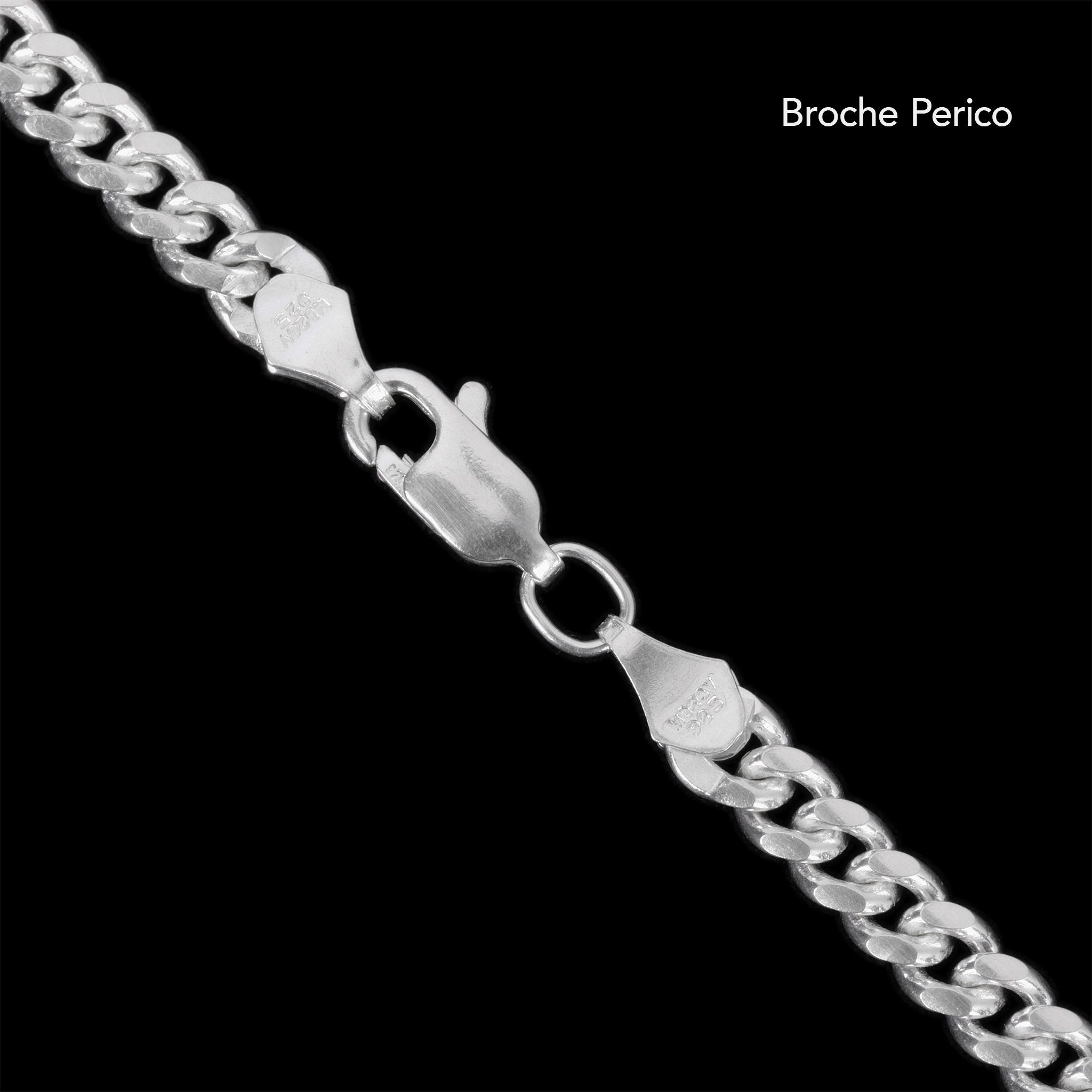 Cuban Link 4mm (Plata) Cadena - Triangulum Workshop