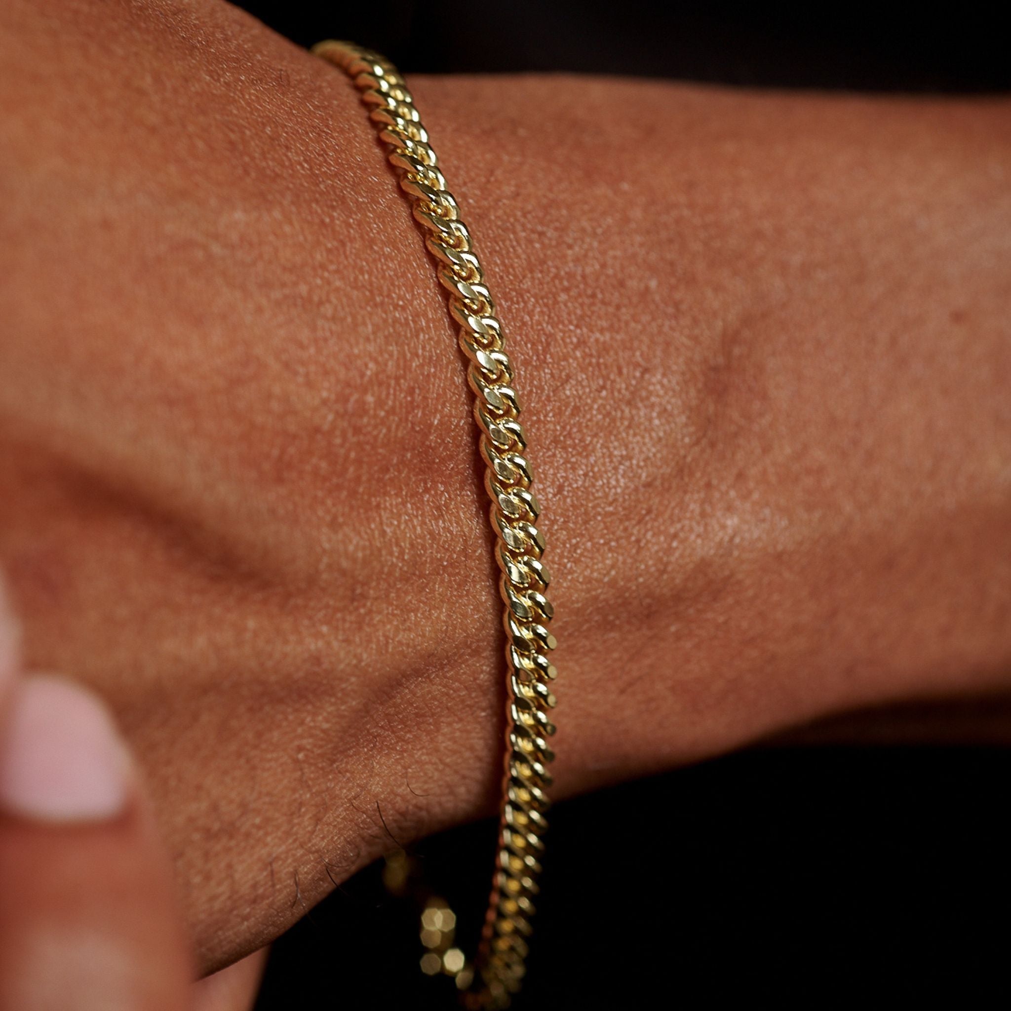 Cuban Link 5mm (Solid Gold) Bracelet - Triangulum Workshop
