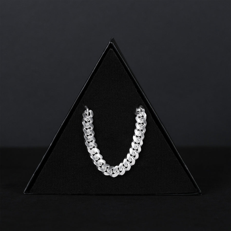 Cuban Link 8mm (Plata) Cadena - Triangulum Workshop