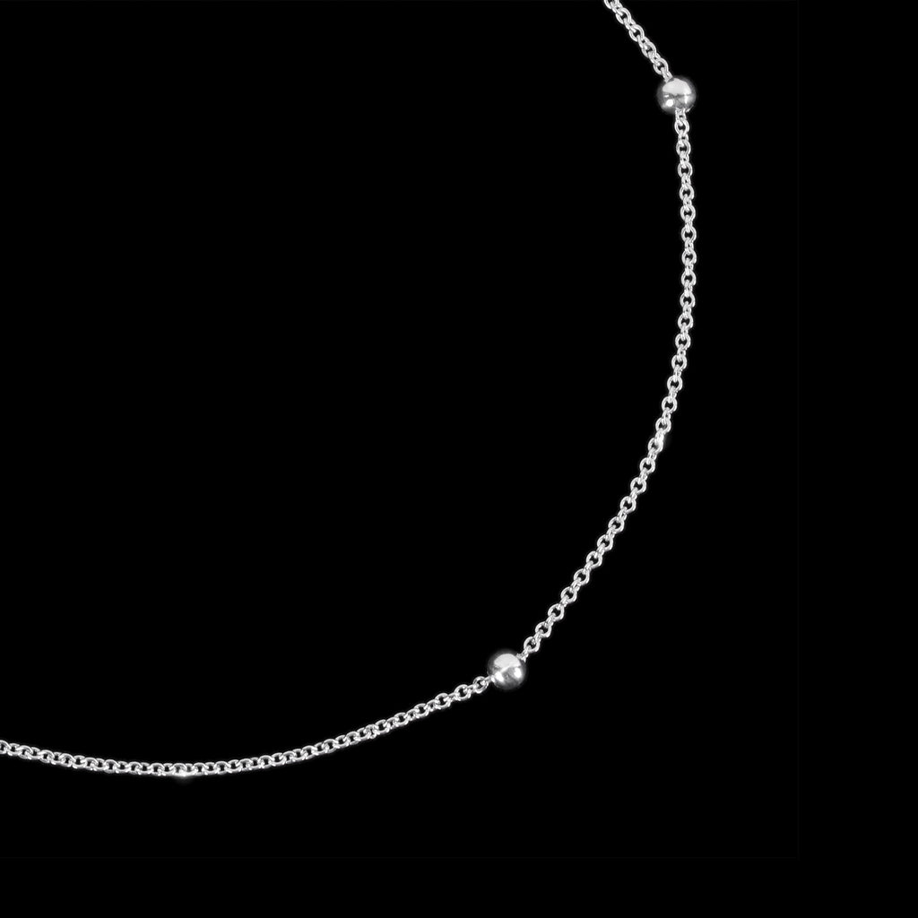 Esferas (Plata) Cadena - Triangulum Workshop