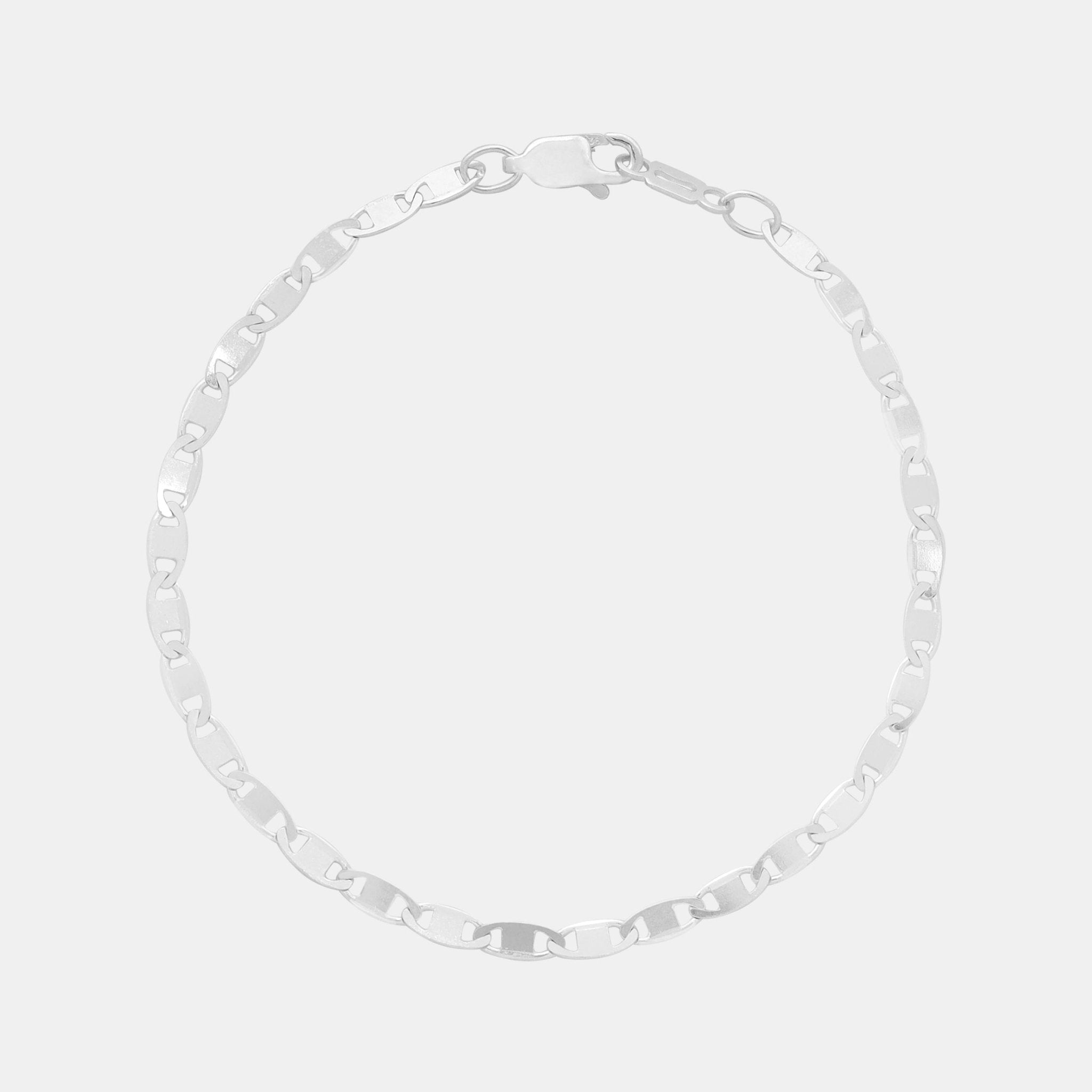 Espejo 3 mm (Plata) Pulsera - Triangulum Workshop