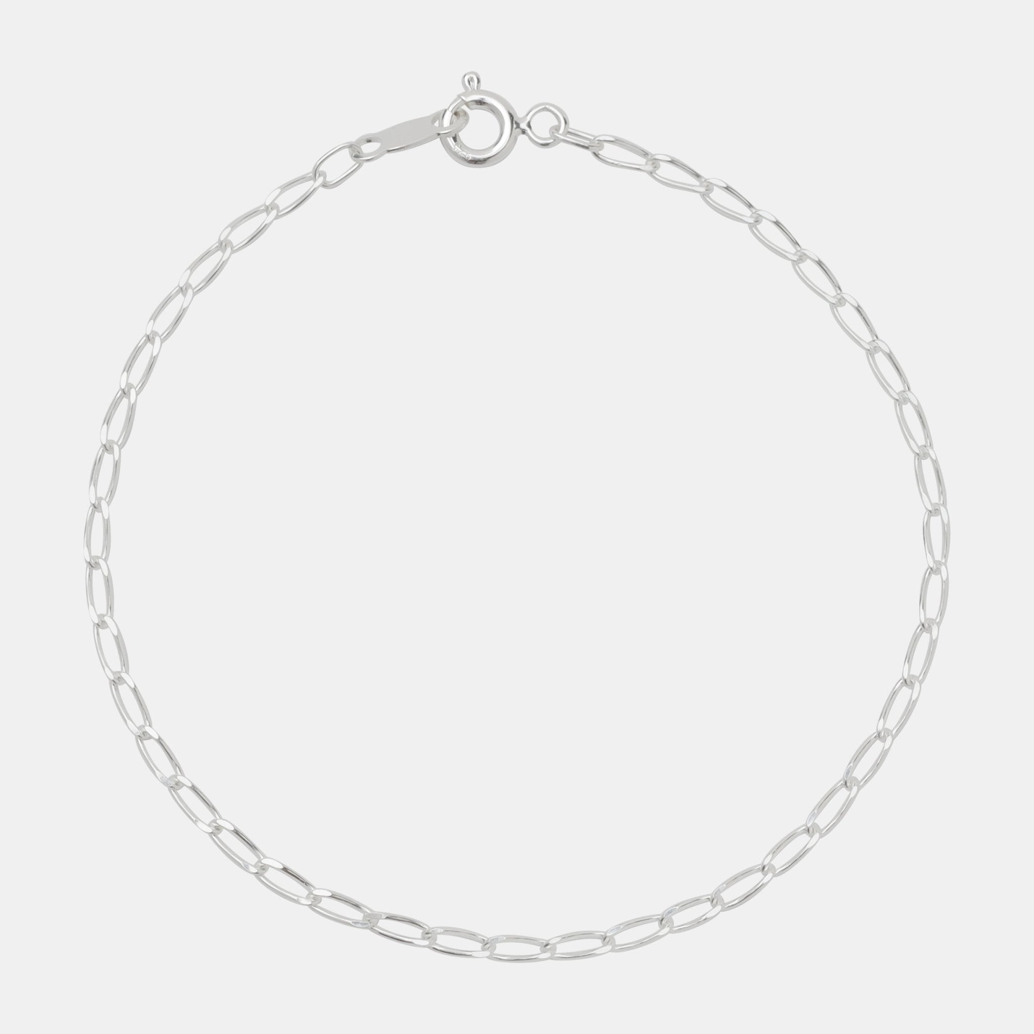 Figaro 0X1 2mm (Plata) Pulsera - Triangulum Workshop