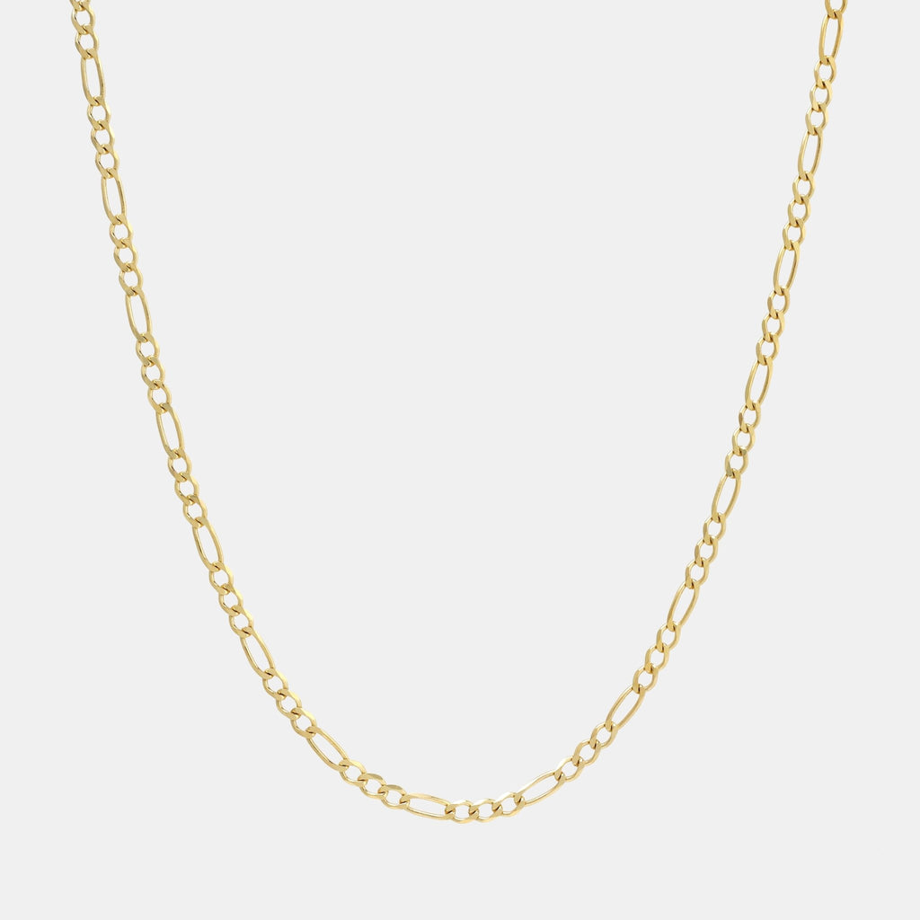 Fígaro 3X1 3mm (Oro Sólido) Cadena - Triangulum Workshop