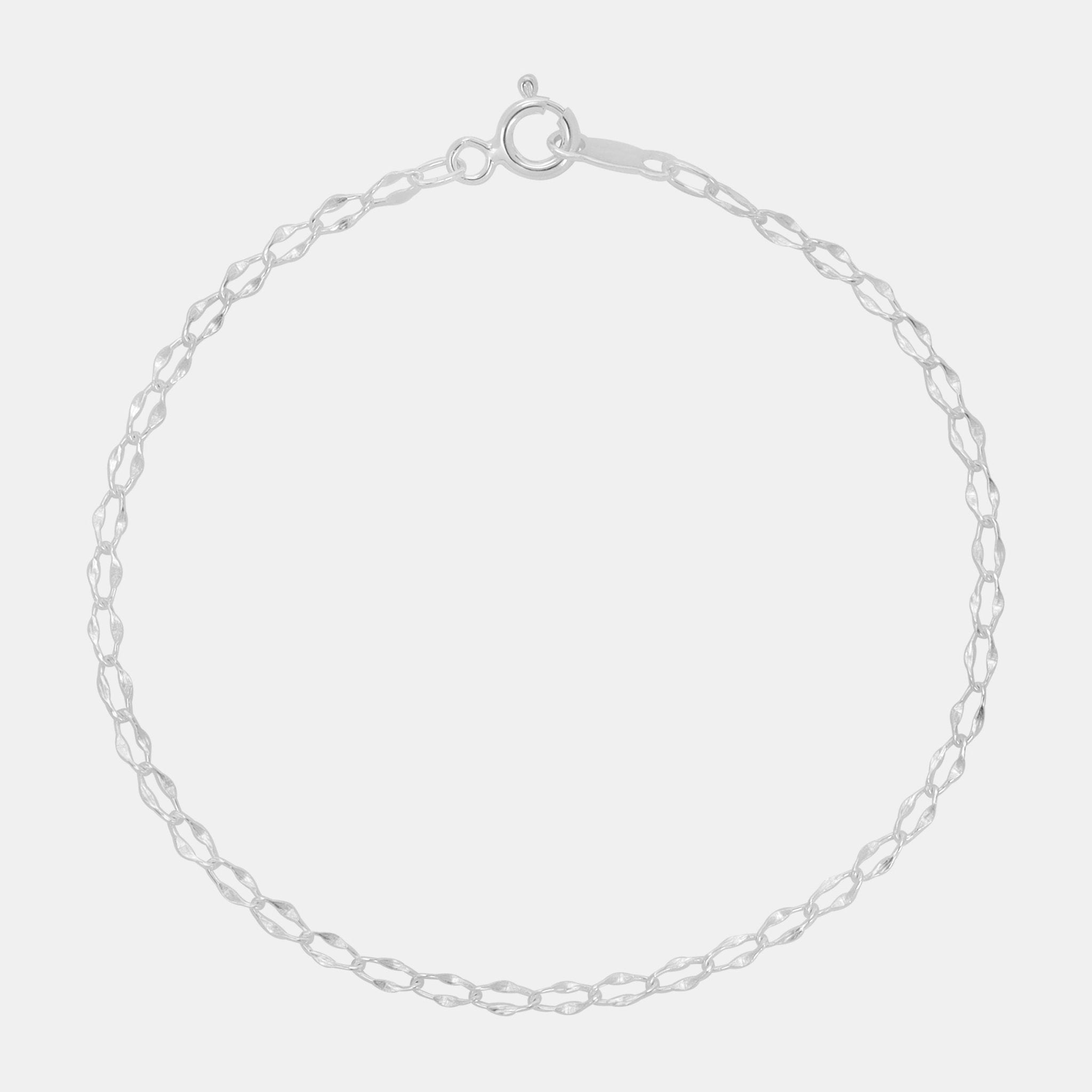 Figaro Forjada (Plata) Pulsera - Triangulum Workshop