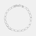 Figaro OX1 Ligera 4mm (Plata) Pulsera - Triangulum Workshop