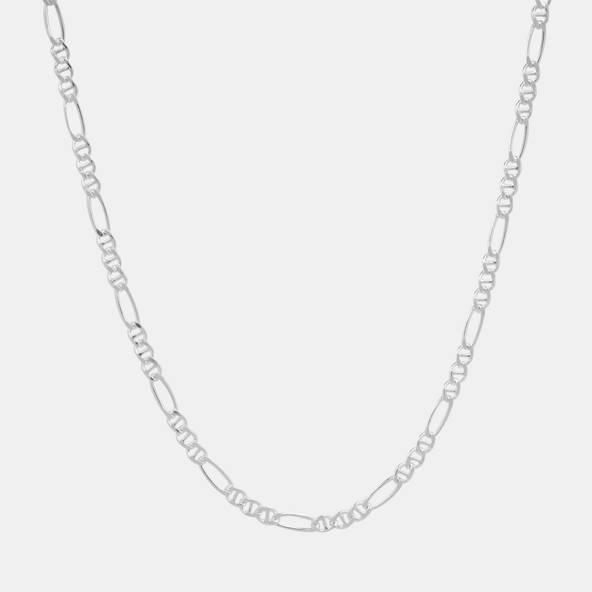 Figarucci 4mm (Plata) Cadena - Triangulum Workshop