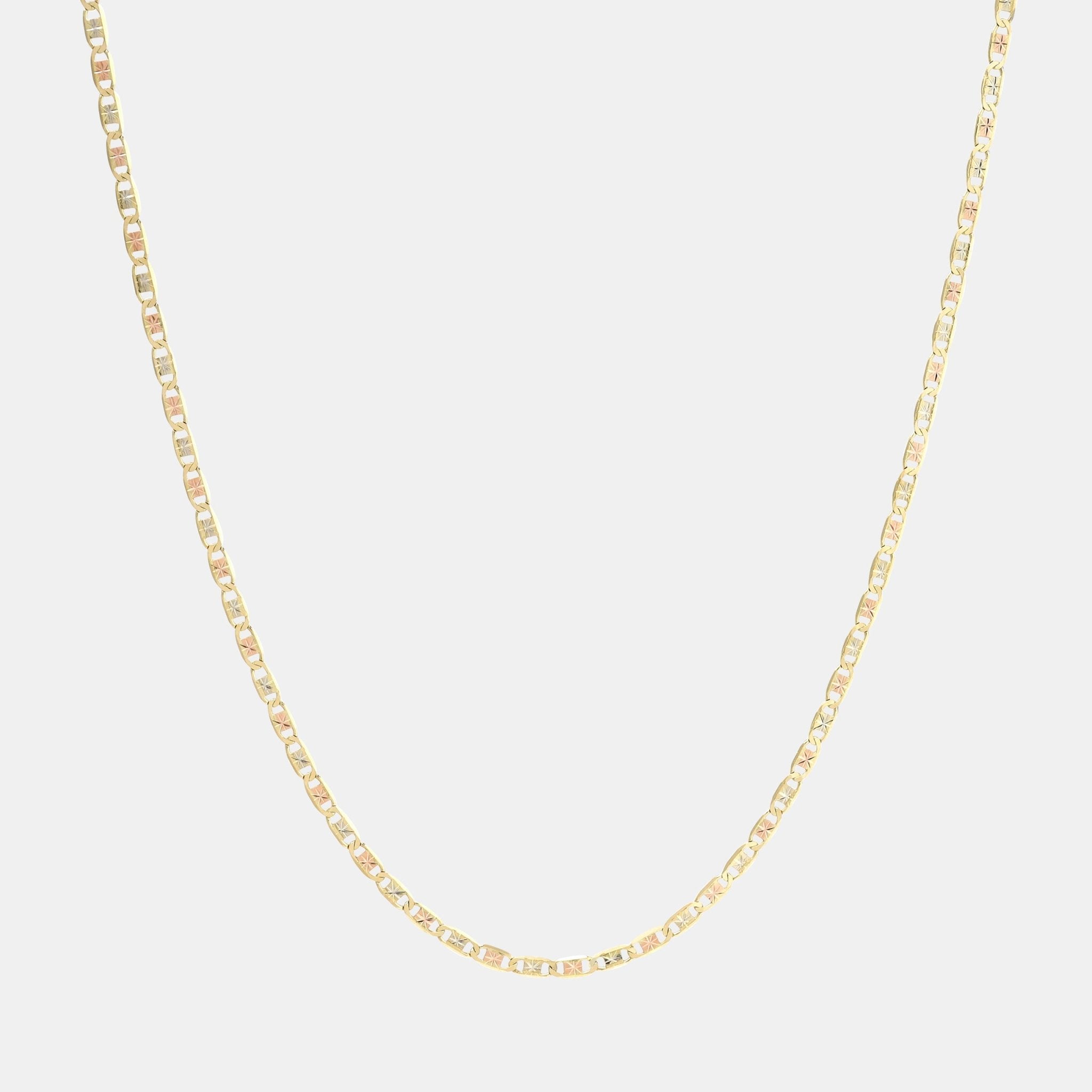 Florentina 3mm (Oro Sólido) Cadena - Triangulum Workshop