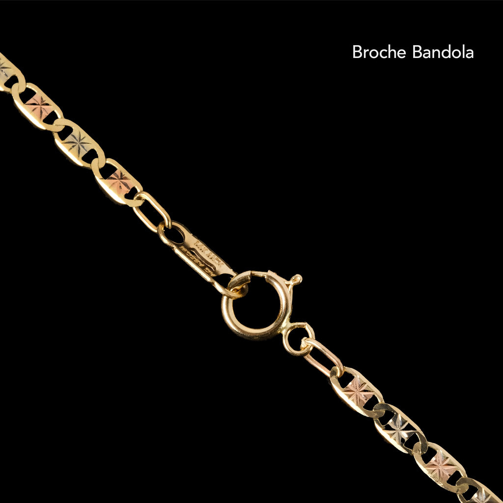 Florentina 3mm (Oro Sólido) Cadena - Triangulum Workshop