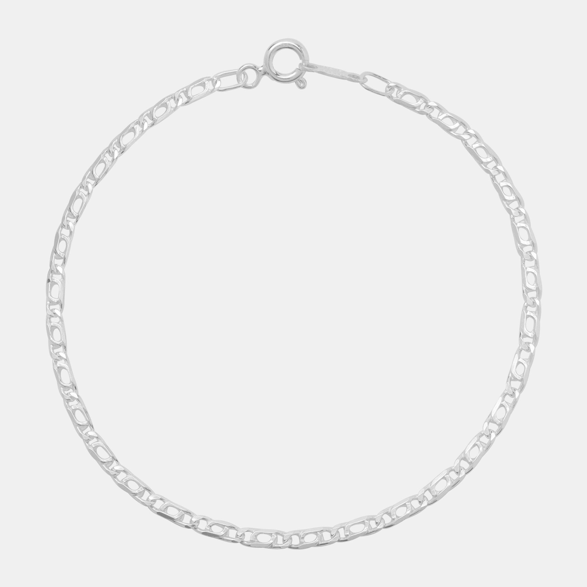 Perniche 2mm (Plata) Pulsera - Triangulum Workshop
