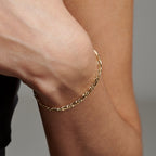 Perniche 3mm (Oro Sólido) Pulsera - Triangulum Workshop