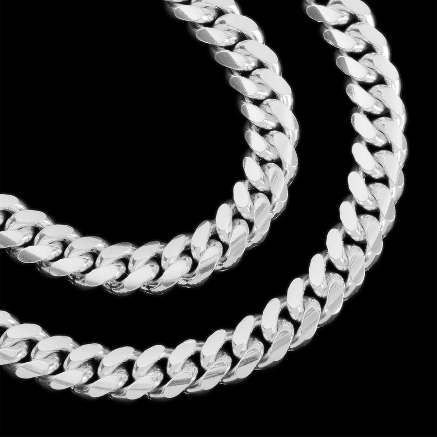 Set Cuban Link 10 mm (Plata) - Triangulum Workshop