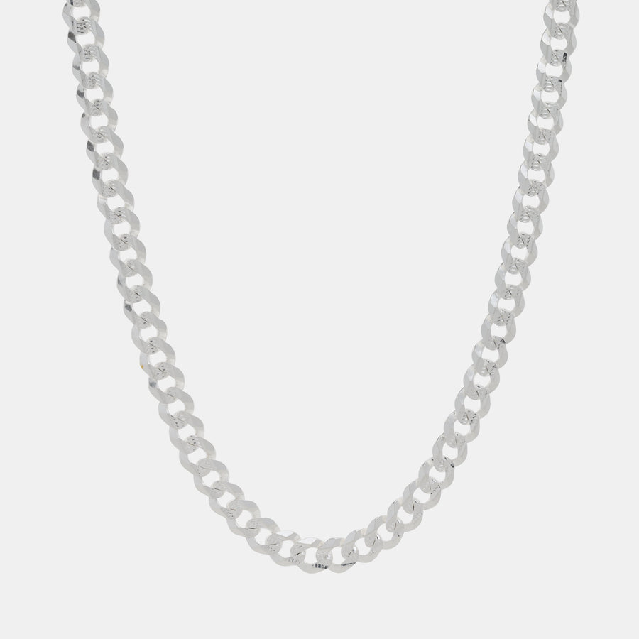 Curb Chain (Silver) 8mm