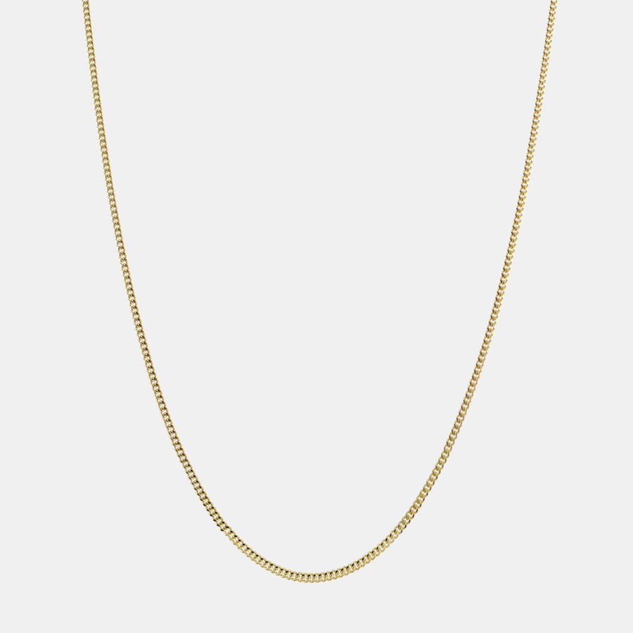 Cadena Barbada (Solid Gold) 2mm - Triangulum Workshop