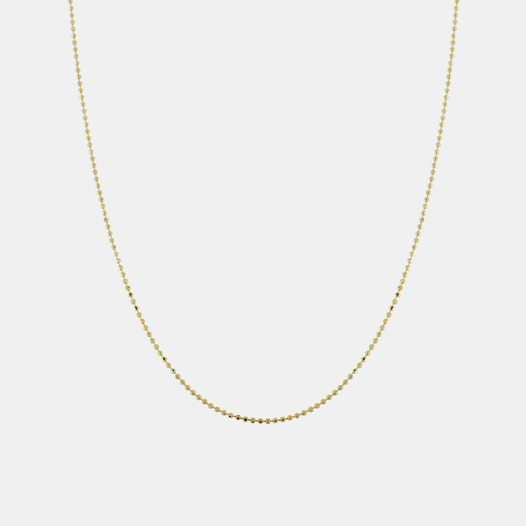 Cadena Bolitas (Solid Gold) - Triangulum Workshop