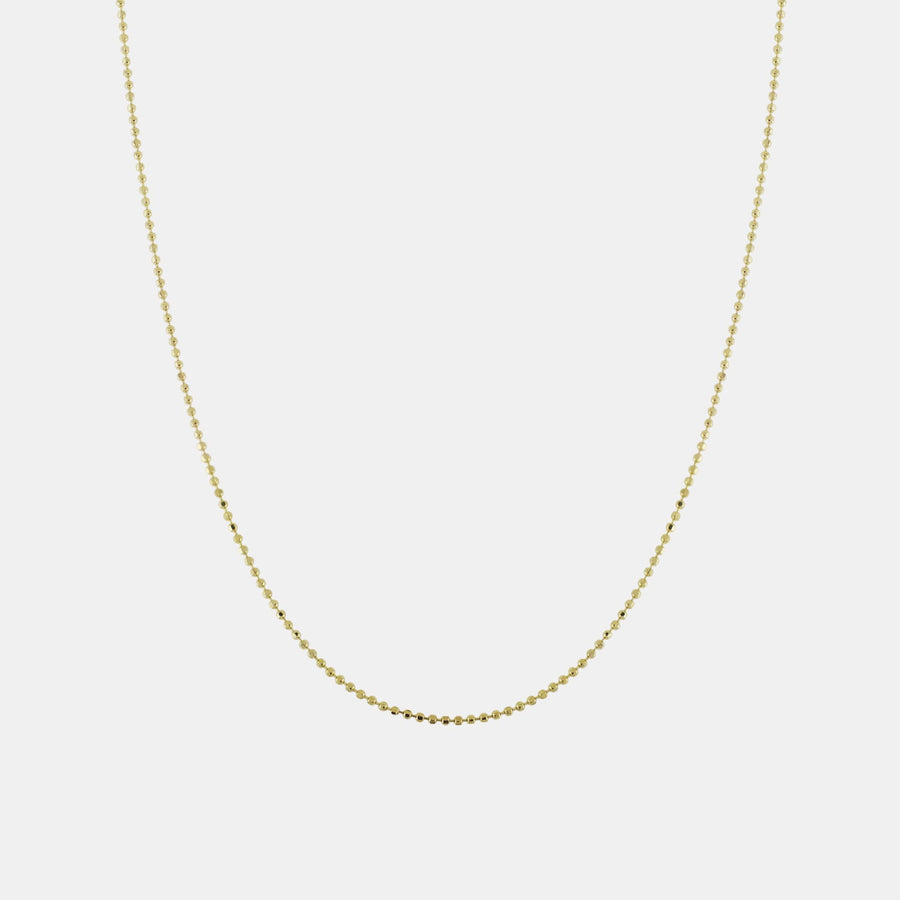 Cadena Bolitas (Solid Gold) - Triangulum Workshop