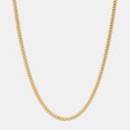 Cadena Cuban Link 4mm de oro sólido