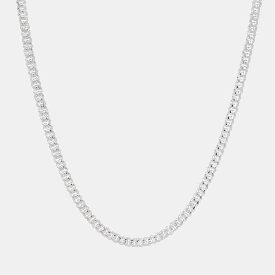 Cadena Cuban Link (Silver) 4mm - Triangulum Workshop