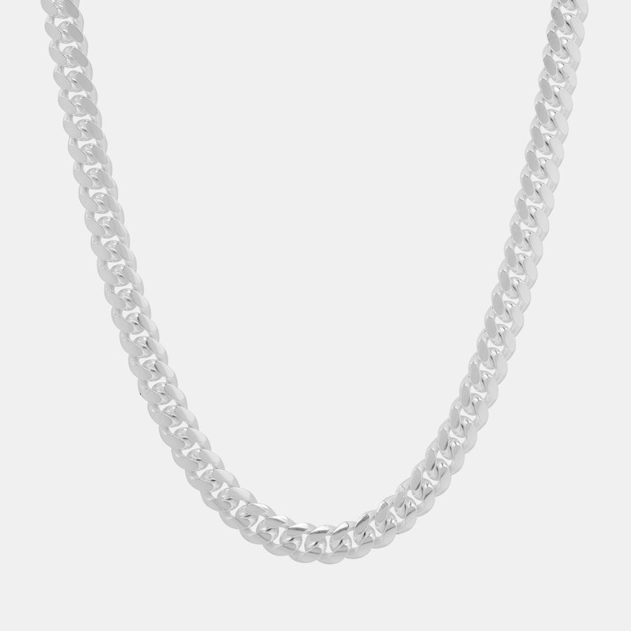 Cadena Cuban Link (Silver) 8mm - Triangulum Workshop