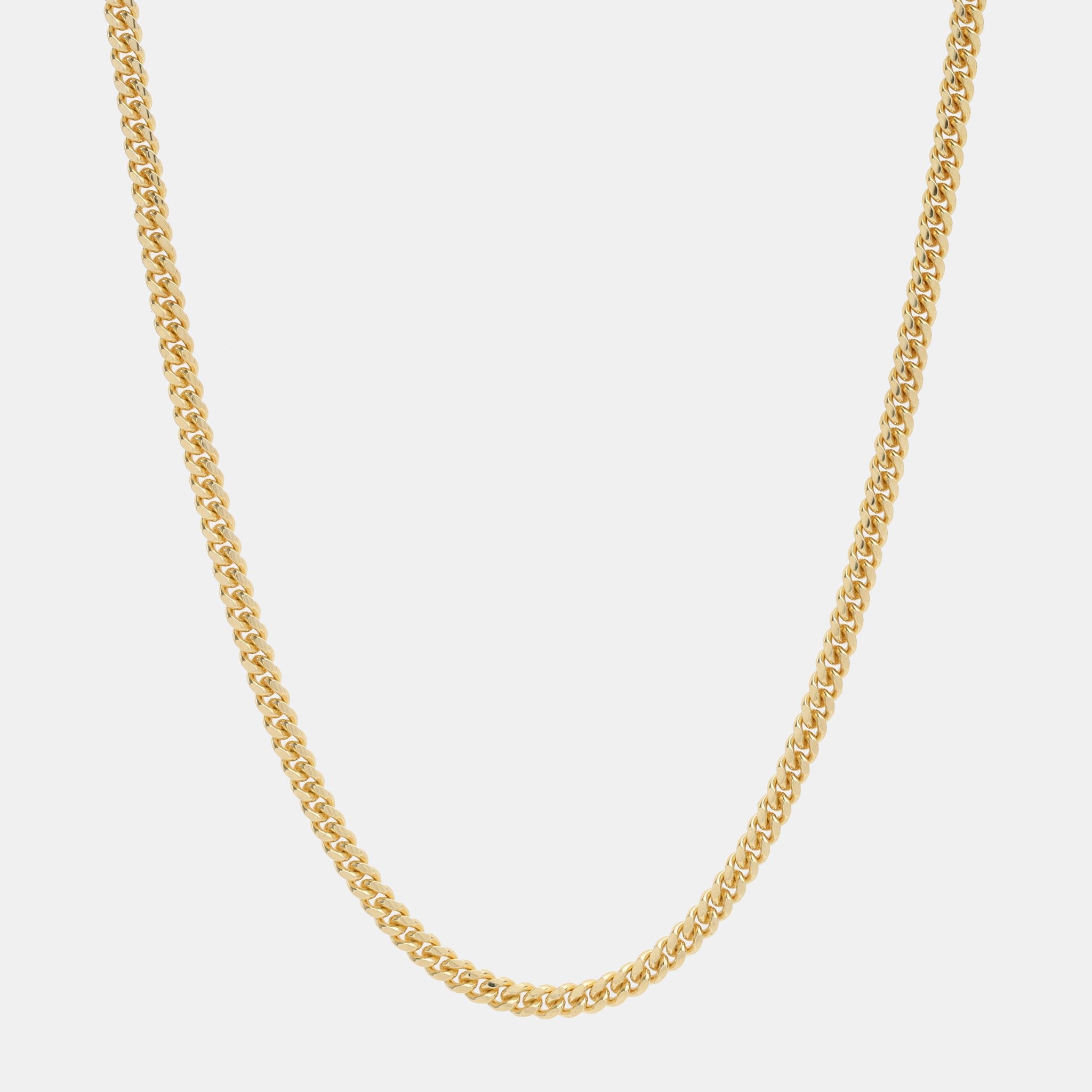 Cadena Cuban Link (Solid Gold) 4mm - Triangulum Workshop