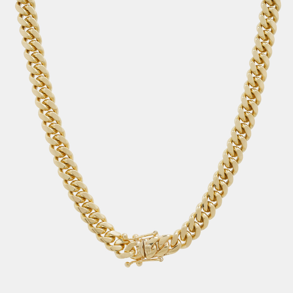 Cadena Cuban Link (Solid Gold) 8mm - Triangulum Workshop