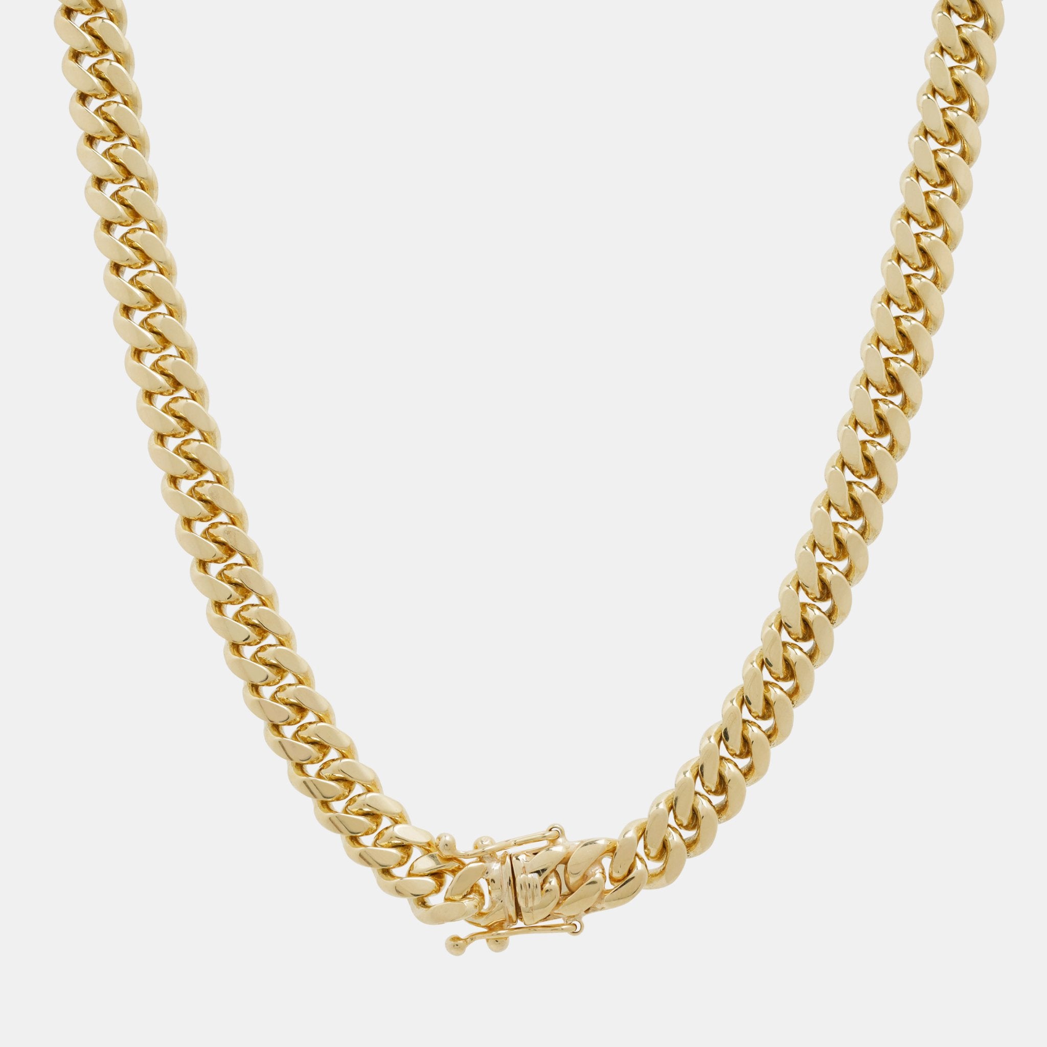 Cadena Cuban Link (Solid Gold) 8mm - Triangulum Workshop
