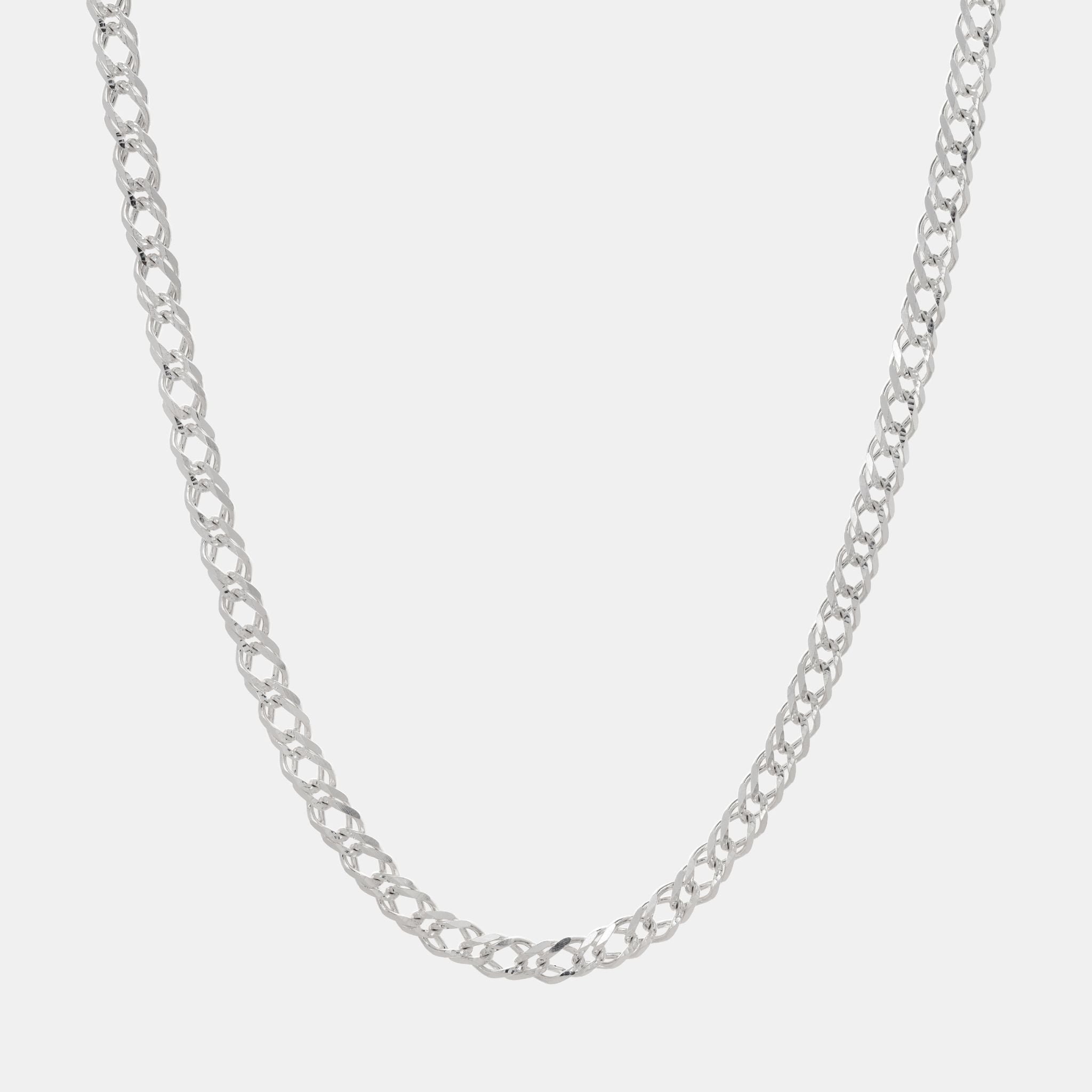 Cadena Doble Rombo (Silver) 5mm - Triangulum Workshop