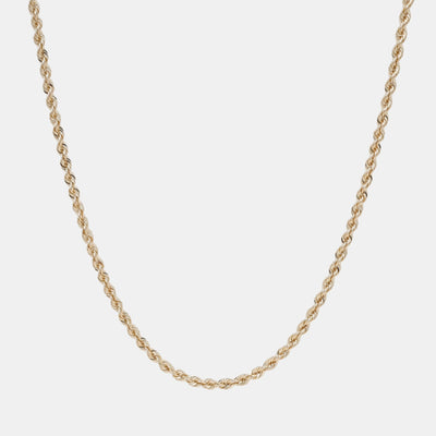 Cadena Torzal (Solid Gold) 2.5mm - Triangulum Workshop