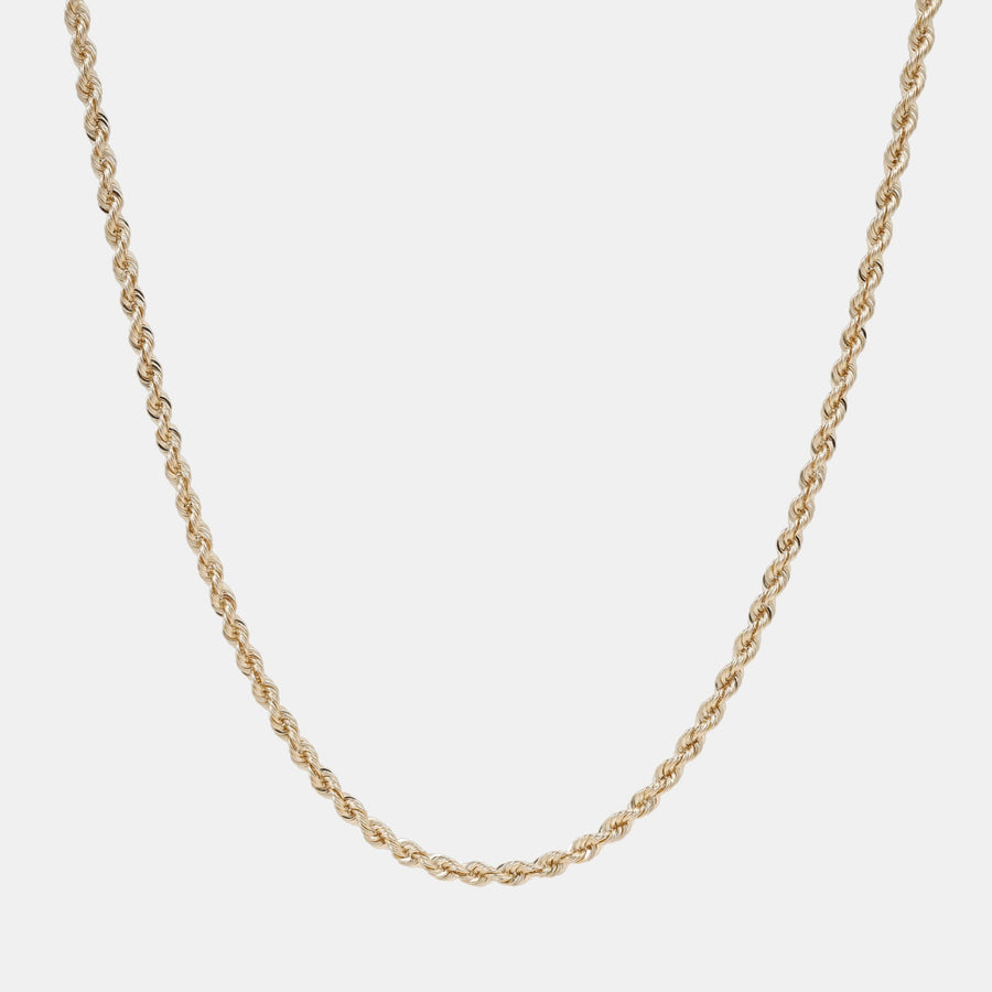Cadena Torzal (Solid Gold) 2.5mm - Triangulum Workshop