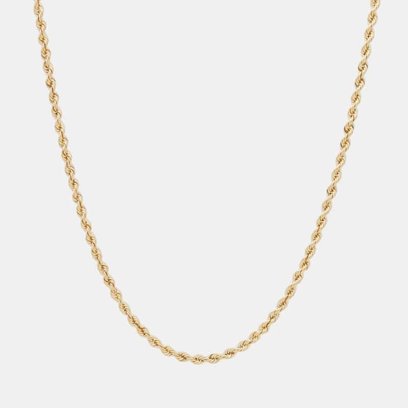 Cadena Torzal (Solid Gold) 3mm - Triangulum Workshop