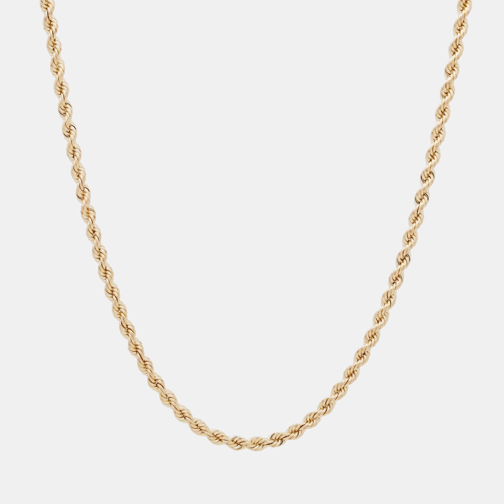 Cadena Torzal (Solid Gold) 4mm - Triangulum Workshop