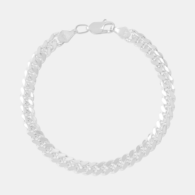 Cuban Link (Silver) 6mm Bracelet - Triangulum Workshop
