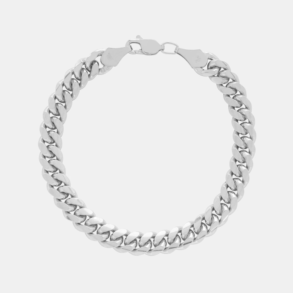 Cuban Link (Silver) 8mm Bracelet - Triangulum Workshop