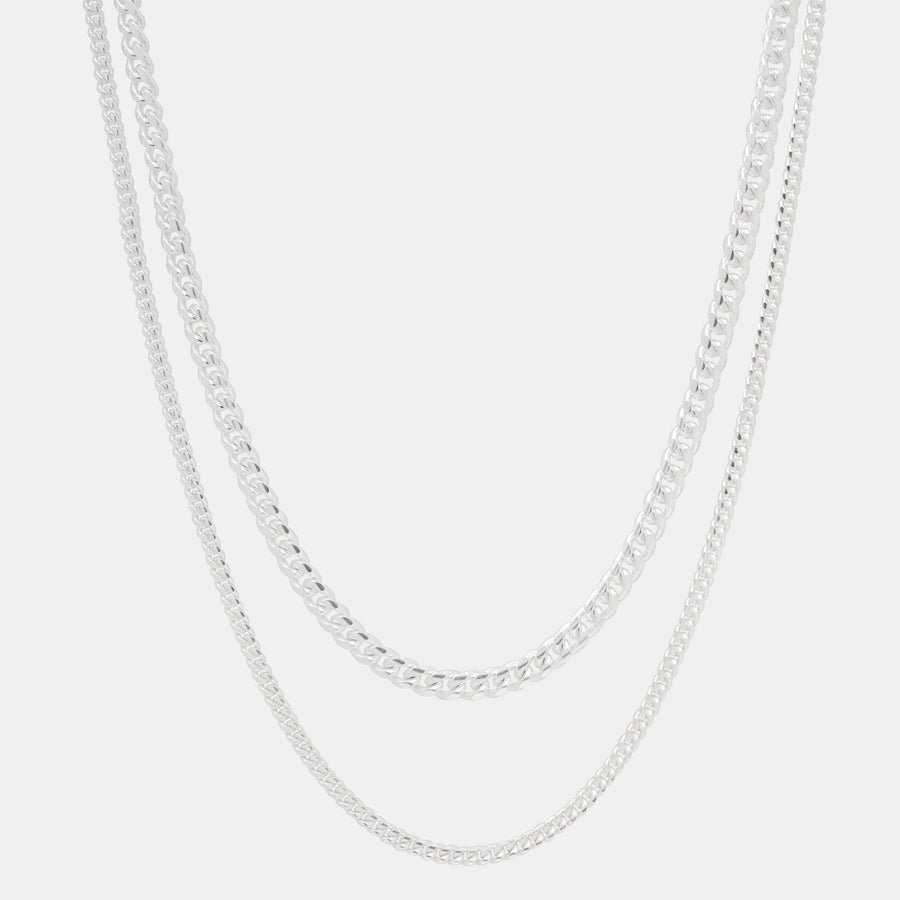 Stack Cuban Link (Silver) 3mm y 5mm - Triangulum Workshop