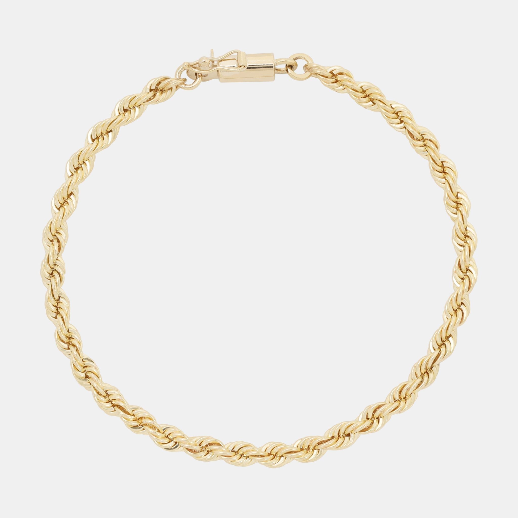 Torzal 4mm (Solid Gold) Bracelet - Triangulum Workshop